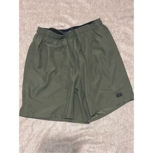 Vintage Speedo Surf Swim Trunks Shorts Swimsuit Size Large olive green Good cond